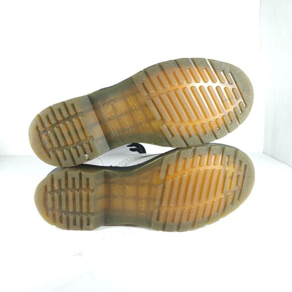 Dr. Martens Women's Pascal 1460 US6 White Leather Lace Up Ankle Combat Boots - Picture 10 of 15